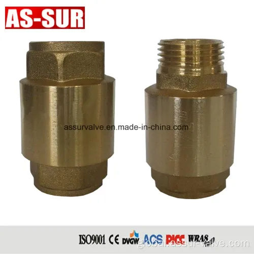 One-Way Check Valve Brass One Way Check Valve as-C007 Supplier